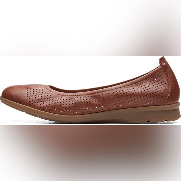 Clarks Women's Jenette Ease Ballet Flat Sz 10 - Picture 1 of 7